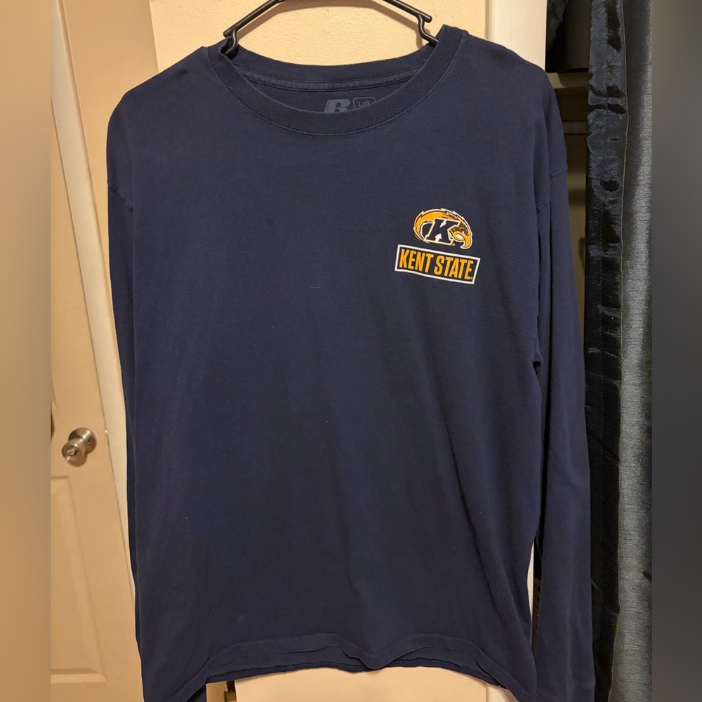 Kent State Navy Blue Long Sleeve Shirt